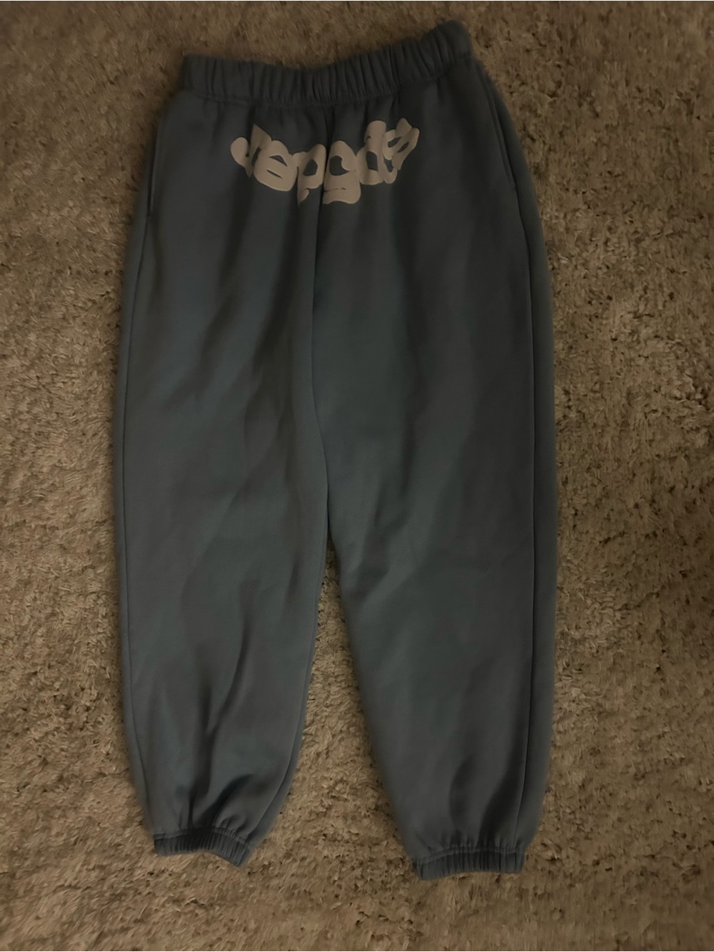 Blue Sp5der Sweatpants Size M